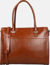 Claudio Ferrici Classico shopper 13.3 inch cuoio