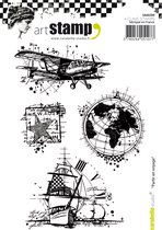 Carabelle Studio Cling stamp - A6 partir en voyage