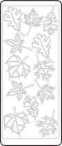 Vaessen Creative Sticker - 10x23cm - 10st - goud bladeren