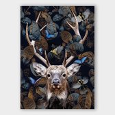 Artistic Lab Poster - Forest Deer - 30 X 21 Cm - Multicolor