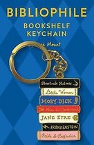 Bibliophile Bookshelf Keychain: (book Lover Gift, Book Club Gift)