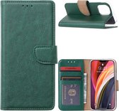 iPhone 13 Pro Max hoesje bookcase Groen - iPhone 13 Pro Max hoesje bookcase - iPhone 13 Pro Max wallet case - hoesje iPhone 13 Pro Max bookcase - hoesje iPhone 13 Pro Max bookcase