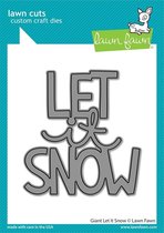 Giant Let It Snow Dies (LF2695)