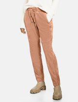 GERRY WEBER Dames Jogger met veloursachtige touch Caramel-46