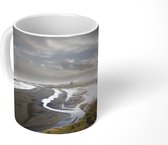 Mok - Strand panoramafoto Nieuw-Zeeland - 350 ML - Beker - Uitdeelcadeautjes
