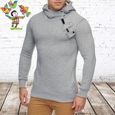 Sweater heren Cabin grijs L -Violento-L-Truien en sweaters