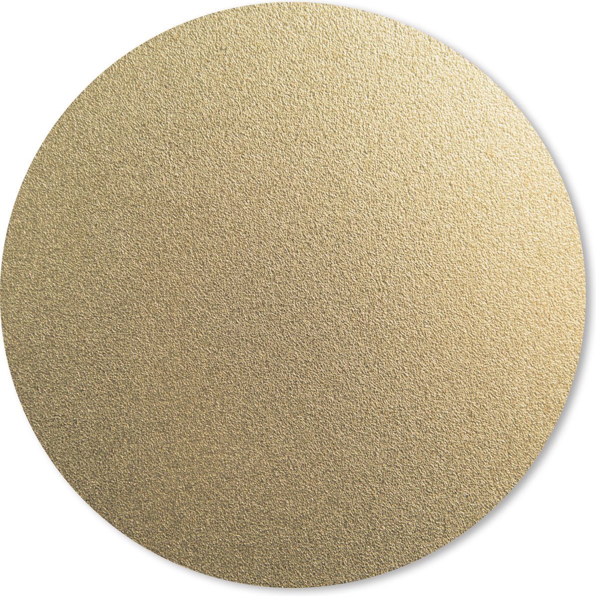 Muismat rond 50x50 cm - Mousepad Metaal - Goud - Design - Structuur - Chic - Ronde muismatten