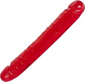 Vivid Essentials - 12 Inch Double Dong Red - Double Dildos