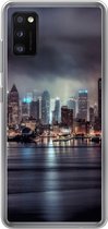 Geschikt voor Samsung Galaxy A41 hoesje - New York - Amerika - Skyline - Siliconen Telefoonhoesje