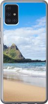 Geschikt voor Samsung Galaxy A52 5G hoesje - Strand - Tropisch - Hawaii - Siliconen Telefoonhoesje