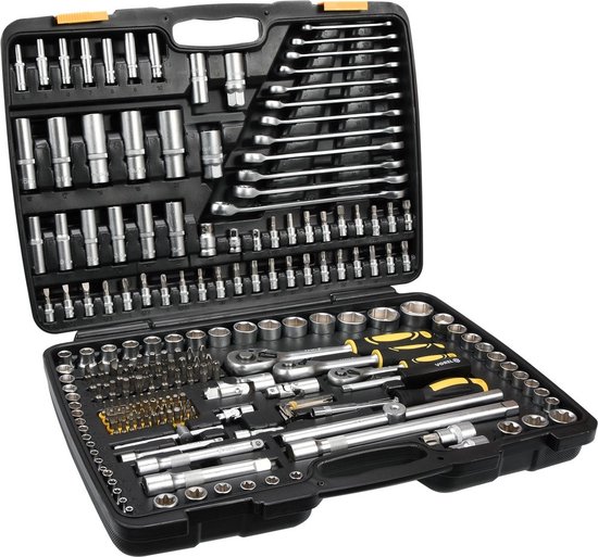 VOREL Jeu d'outils - 216 pièces - mallette incluse