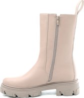 WELOVESHOES®  met Hak - Imitatieleer - Beige - Maat 38
