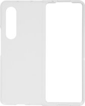 Clear PC Backcover Samsung Galaxy Z Fold3 hoesje - Transparant