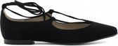 Van Dalen  - Ballerina Suede - Womens - Black - 37