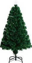 HOMCOM Sapin de Noël sapin Sapin de Noël LED arbre à fibres optiques étoile 8 modèle 02-0349
