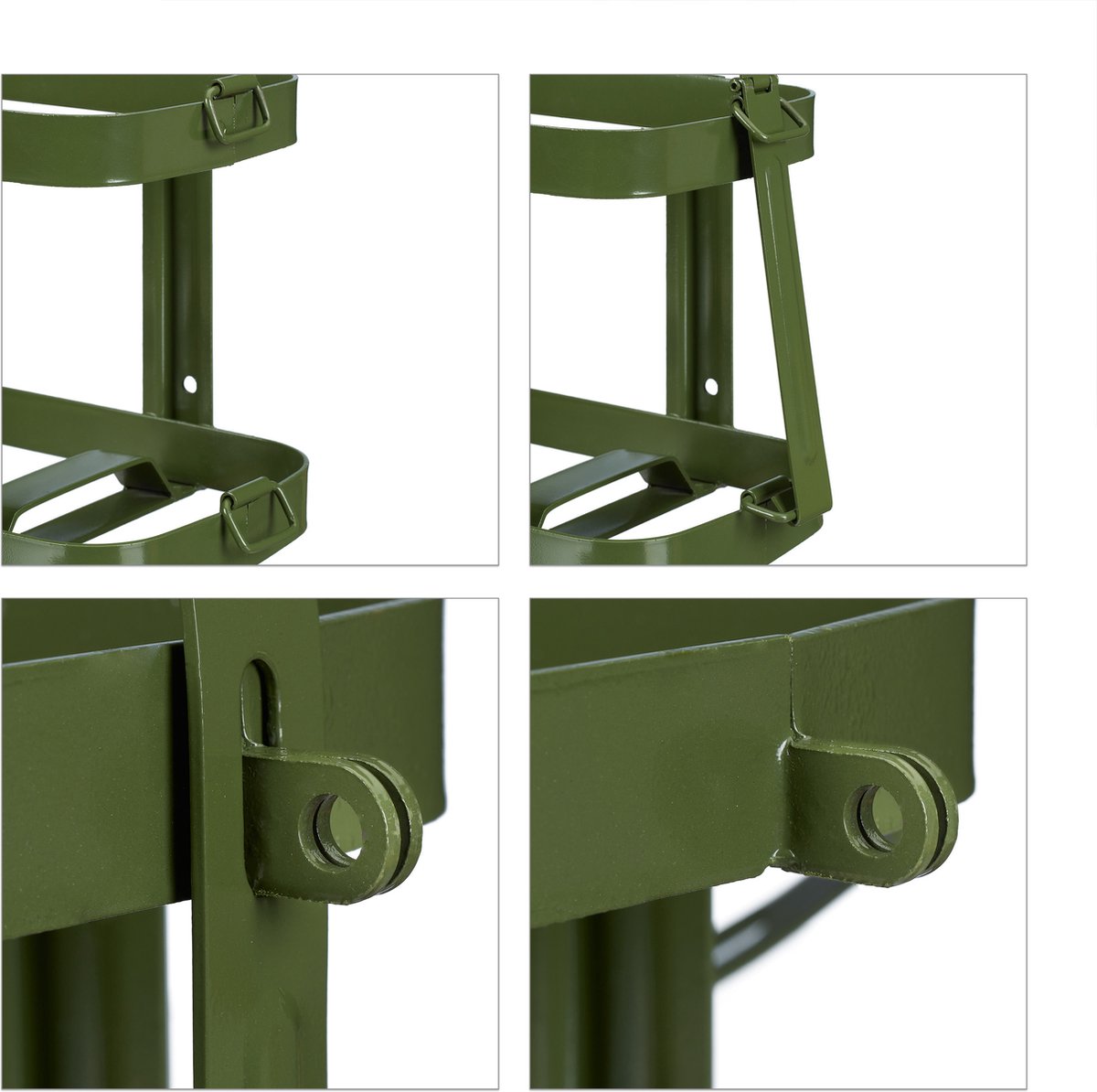 Relaxdays Jerrycan Houder Auto, Voor 10 & 20 L, Reserve Tank