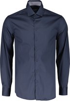 Ledûb Ovehemd - Modern Fit - Blauw - 44