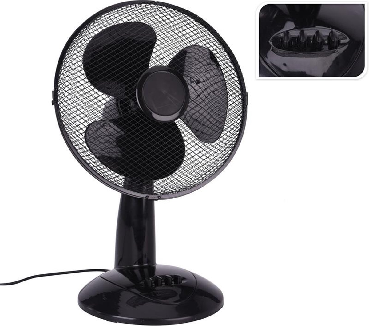 Excellent Electrics Tafelventilator 45 W zwart