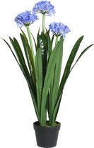 Agapanthus kunstplant in pot H96cm