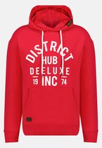 DEELUXE Hoodie met logo  ALVAN Red