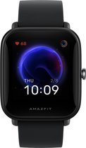 Bol.com Xiaomi Amazfit Bip U Smartwatch - Zwart - Schermgrootte: 1.43 Inch 320 x 302 pixel - Compatibel met Android en iOs - Wat... aanbieding