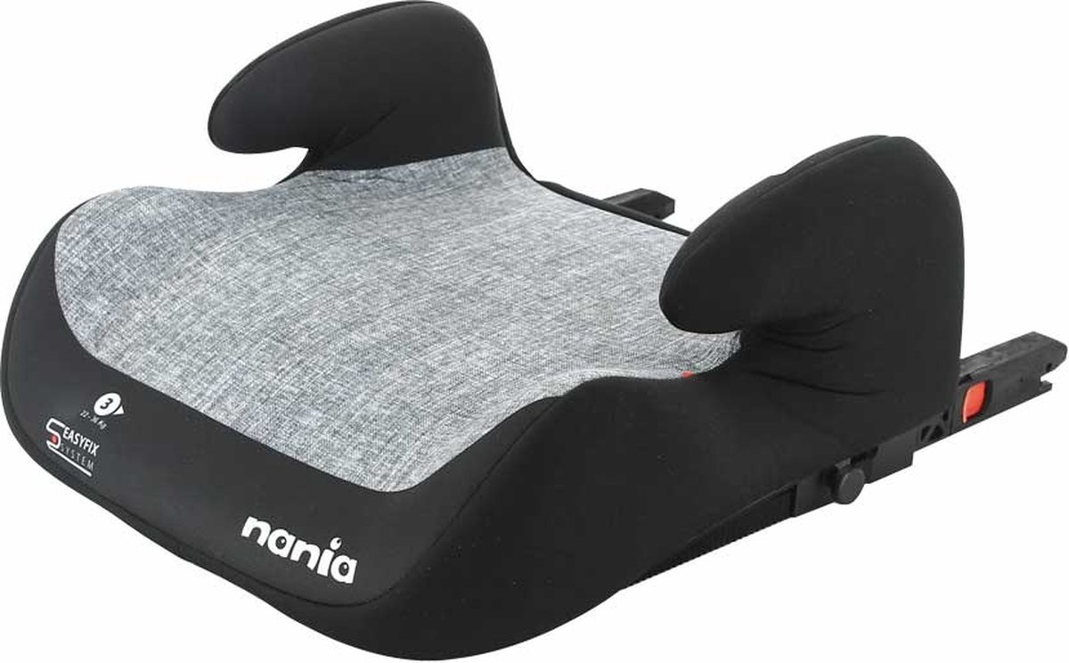 Nania - Isofix zitverhoger - TOPO Silver - Grey - Grijs Nania - Isofix zitverhoger - TOPO Silver - Grey - Grijs