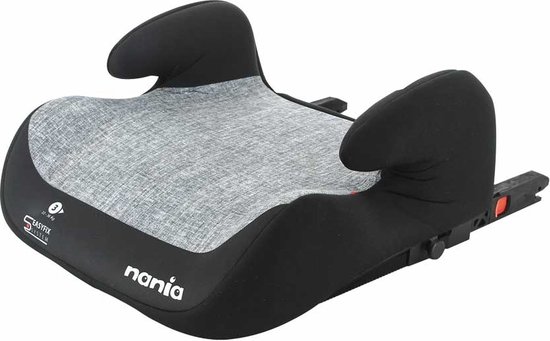 Nania - zitverhoger Topo Easyfix First - Groep 3 (van 22 tot 36 kg) - 3 tot 12 jaar - Grijs