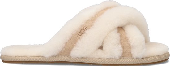 UGG Scuffita Dames Sloffen - Sand - Maat 37 | bol.com