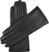 Fratelli Orsini Leren Handschoenen voor Dames Isabella (Zwart) - Lamslederen handschoenen met cashmere voering & touchscreenfunctie - Premium Handgemaakt in Italië - Zwart maat 9 -