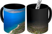 Magische Mok - Foto op Warmte Mok - Kust van Maui vanuit vogelperspectief - 350 ML