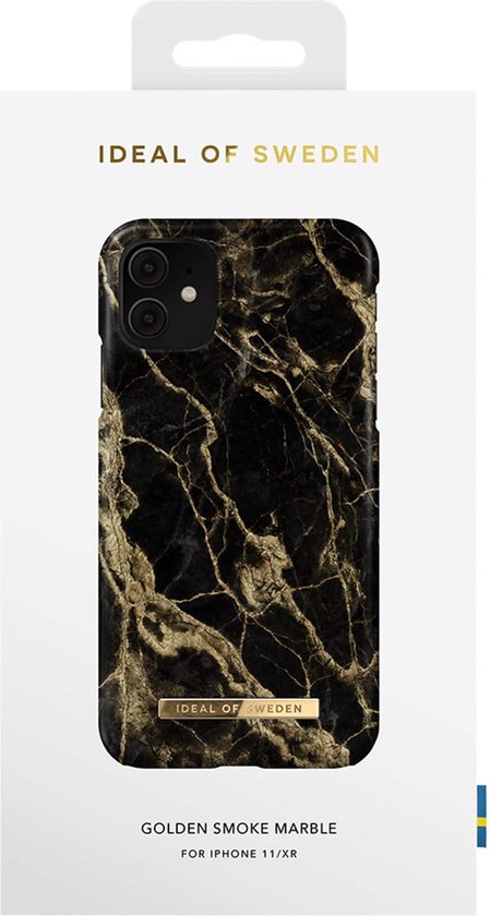 iDeal of Sweden Golden Smoke Marble coque de protection pour téléphones portables 15,5 cm (6.1") Housse Couleur marbre