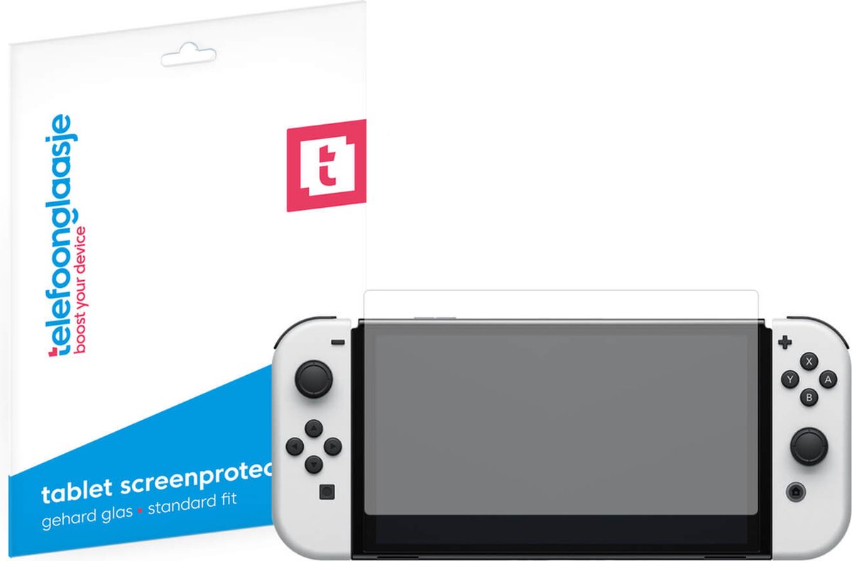 Nintendo Switch OLED screenprotector gehard glas