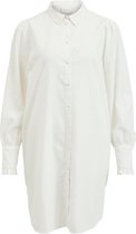 Vila Blouse Vitania L/s Long Shirt 14069354 Optical Snow Dames Maat - W40