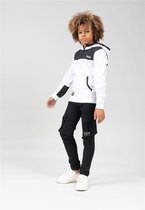 DEELUXE Hoodie van bi-materiaal GURIN White