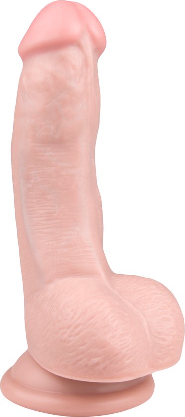EasyToys - Realistische Dildo met Zuignap - 15 cm - Dildo's - Sex Toys voor Vrouwen en Mannen - Dildo Mannen Anaal - Beige
