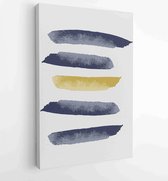 Aardetinten organische vorm Art design voor poster, print, cover, behang, minimale en natuurlijke kunst aan de muur. 1 - Moderne schilderijen – Verticaal – 1859561353 - 115*75 Vert