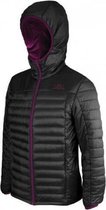 Highlander hybrid donsjack Barra Jacket voor dames met capuchon -Zwart