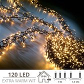 Kerstverlichting - Kerstboomverlichting - Kerstversiering - Kerst - 120 LED's - 9 meter - Extra warm wit