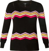 YEST Obby Essential Jumpers - Black Multi Colour - maat 40