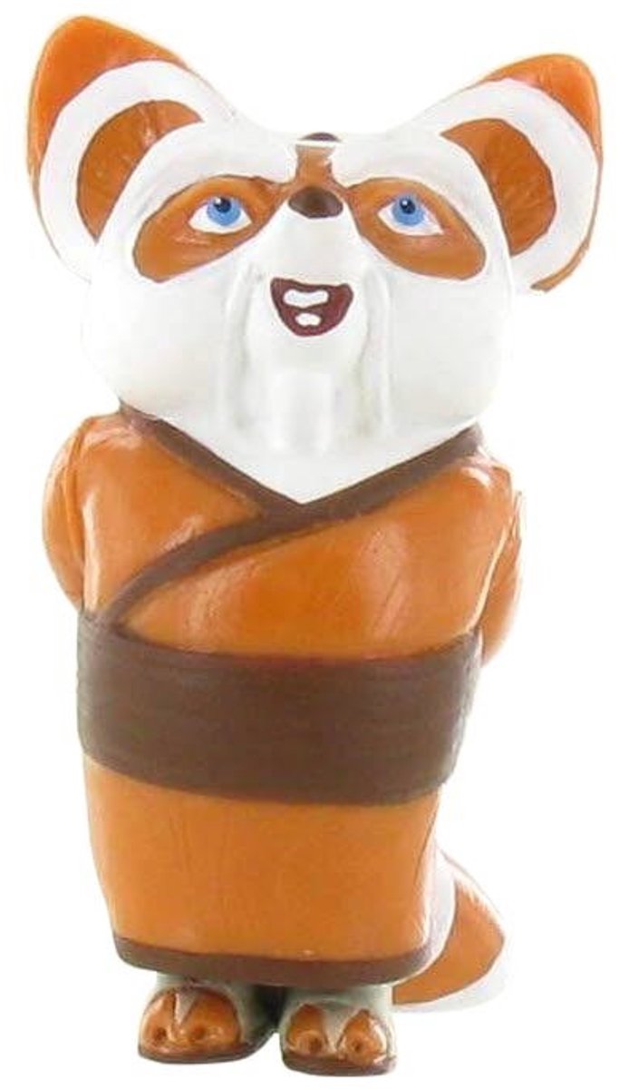 Kung Fu Panda - Rode panda - Shifu speelfiguurtje -6cm