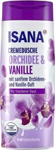 ISANA Douchecrème Orchidee & vanille - voor droge huid - met een zachte geur van orchidee en vanille (300 ml)