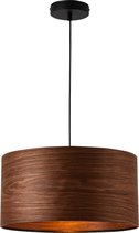 Design hanglamp Canterbury Ø40 cm 1xE27 hout en zwart
