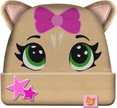 Nickelodeon Muts 44 Cats Meisjes Acryl Beige/roze Mt 52-54 Cm