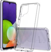 Samsung Galaxy A22 4G Hoesje - Mobigear - Crystal Serie - Hard Kunststof Backcover - Transparant - Hoesje Geschikt Voor Samsung Galaxy A22 4G