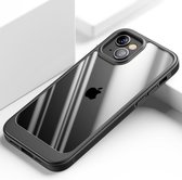 ShieldCase geschikt voor Apple iPhone 13 Mini hoesje TPU met rand - zwart/transparant - Shockproof hoesje - Extra robuuste rand - Beschermhoesje - Shockproof Hardcase - Siliconen bumper