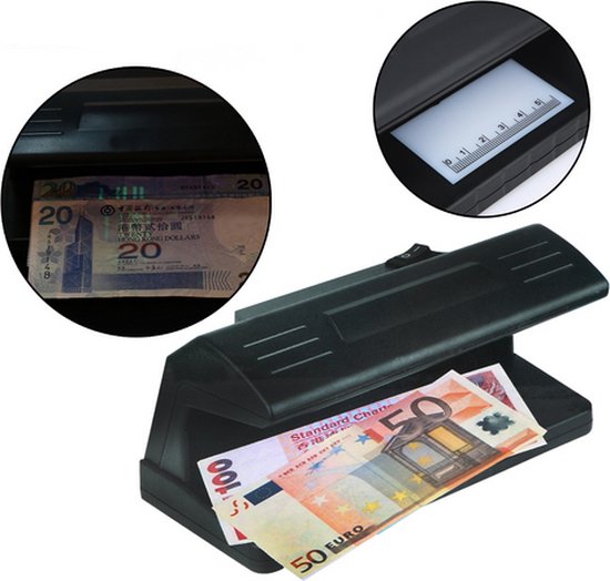Vals geld checker detector met UV licht tegen namaak biljetten herkennen  220V 4W / HaverCo | bol.com