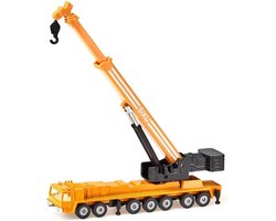 SIKU 1623, Kraanwagen Mega Lifter, metaal/kunststof, telescopische hijsarm, uitschuifbare steunen