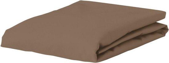 ESSENZA Premium Percale Hoeslaken Cafe Noir - 160x200 cm