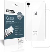 dipos I 2x Pantserfolie helder compatibel met Apple iPhone XR Rückseite Beschermfolie 9H screen-protector