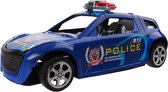 politieauto blauw 15 cm